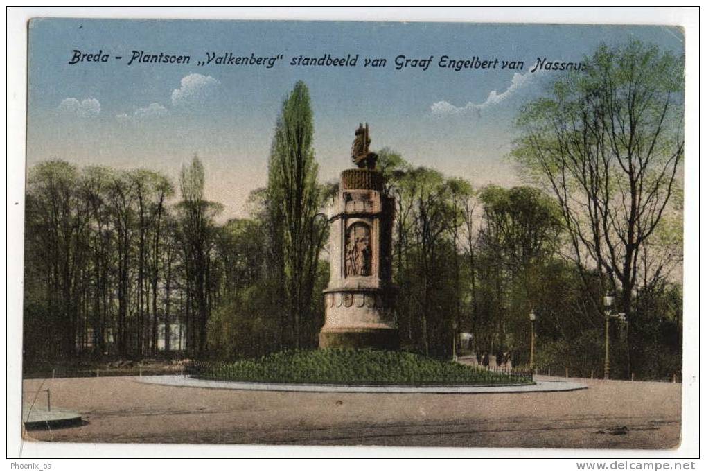 NETHERLANDS - BREDA, Plantsoen Valkenberg, Monument, 1920. - Breda