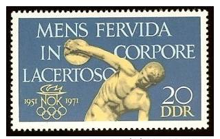 Germany (DDR) #1286, F-VF Mint NH ** DDR Olympic Committee - Other & Unclassified