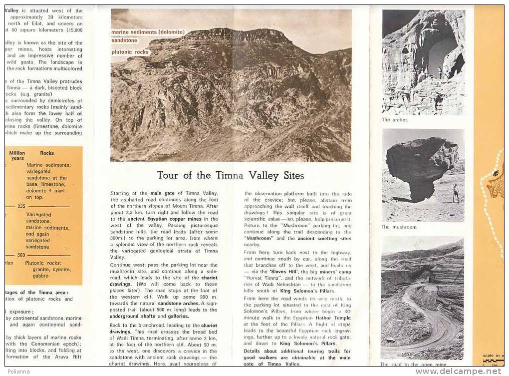 B0286 - Brochure Turistica EGITTO - EGYPT - TIMNA VALLEY 1980 - Tourisme, Voyages