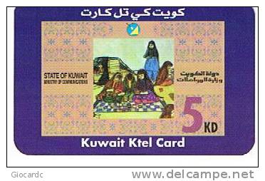 KUWAIT - MOC   (REMOTE) - KTEL CARD: WOMEN  - USED  -  RIF. 1749 - Kuwait