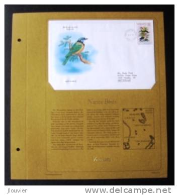 Enveloppe FDC Sur Feuillet - Native Birds. Vanuatu 1981. Michel N° 599. - Vanuatu (1980-...)