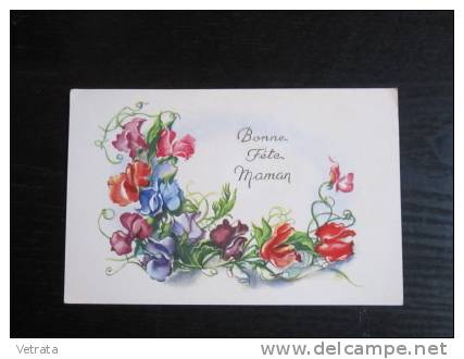 Carte Postale : Bonne Fête Maman - Festa Della Mamma