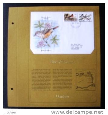 Enveloppe FDC Sur Feuillet - Birds Of Dominica. Dominique 1981. Michel N° 708-709. - Dominique (1978-...)