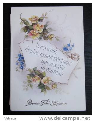 Carte Postale : Bonne Fête Maman - Mother's Day