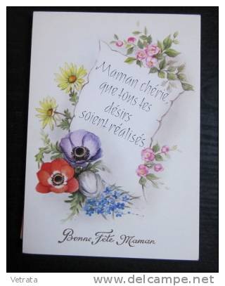 Carte Postale : Bonne Fête Maman - Festa Della Mamma