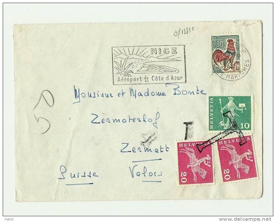 06       Alpes Mmes « NICE » - 1960-.... Lettres & Documents