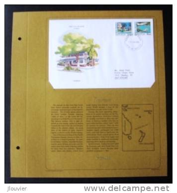 Enveloppe FDC Sur Feuillet - Tourism. Samoa 1981. Michel N° 456-457. - Samoa