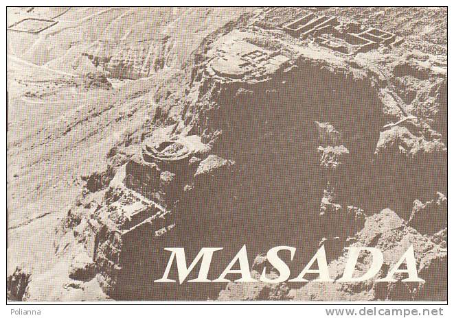 B0293 - Brochure Turistica - ISRAELE - MASADA  By Micha Livneh And Ze'ev Meshel 1979 - Tourisme, Voyages
