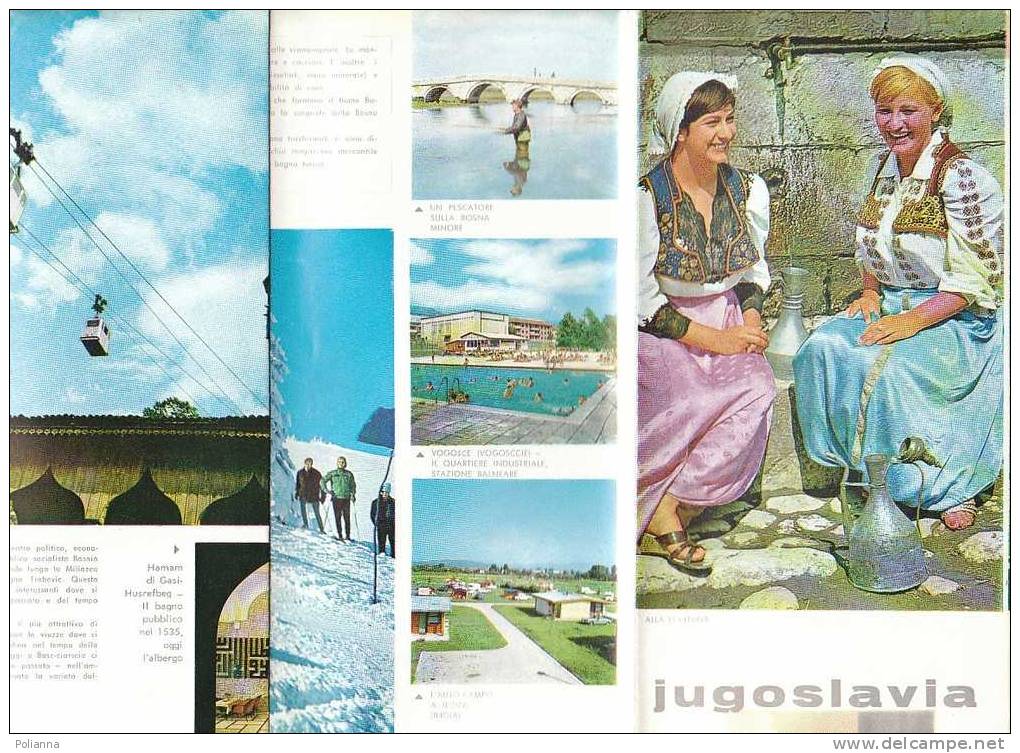 B0297 - Brochure Turistica - BOSNIA-ERZEGOVINA - SARAJEVO Uff. Turistico 1967/Grbavica/Ilidza/Migliazca/Jahorina/Iligia - Turismo, Viaggi