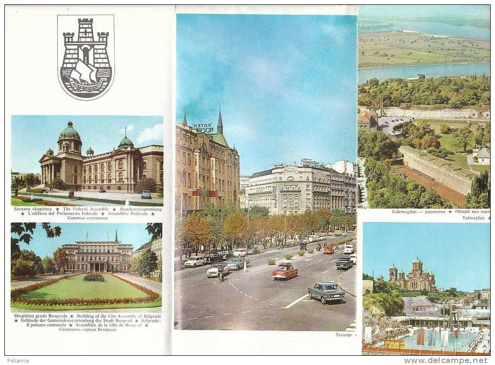 B0298 - Brochure Turistica - JUGOSLAVIA - BEOGRAD Uff. Turistico 1965/ - Turismo, Viaggi