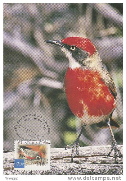 Australia-2001 Crimson Chat  Maximum Card - Maximum Cards