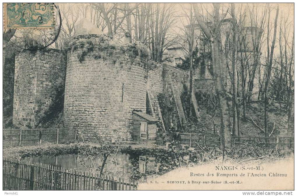 NANGIS. Restes Des Remparts De L'Ancien Château - Nangis