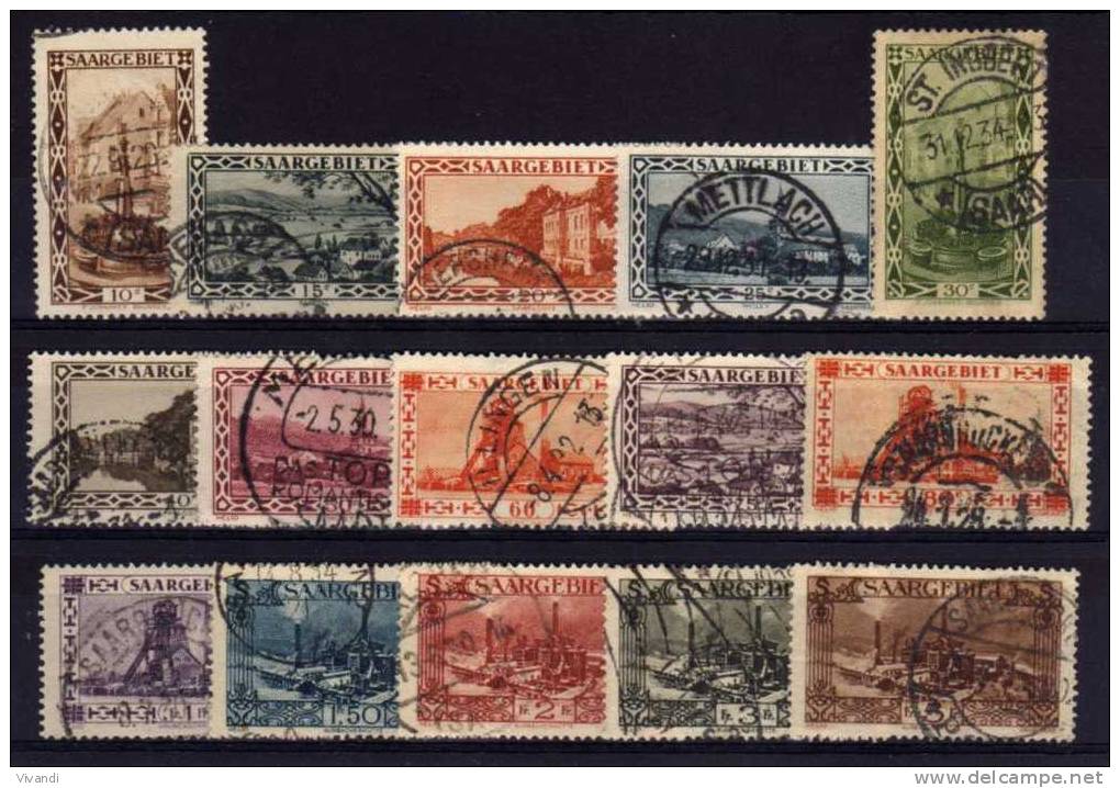 Saar - 1926/1930 - Views (Part Set) - Used - Gebraucht