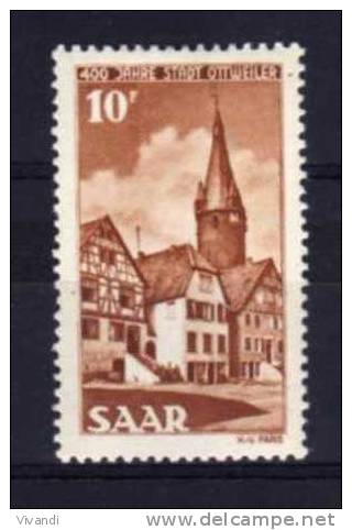 Saar - 1950 - 400th Anniversary Of Ottweiller - MH - Unused Stamps