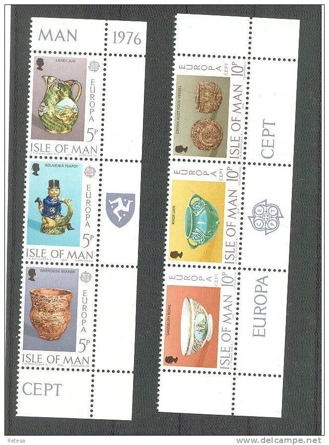 ISLE OF MAN  EUROPA ZEGELS 1976 ** - 1976