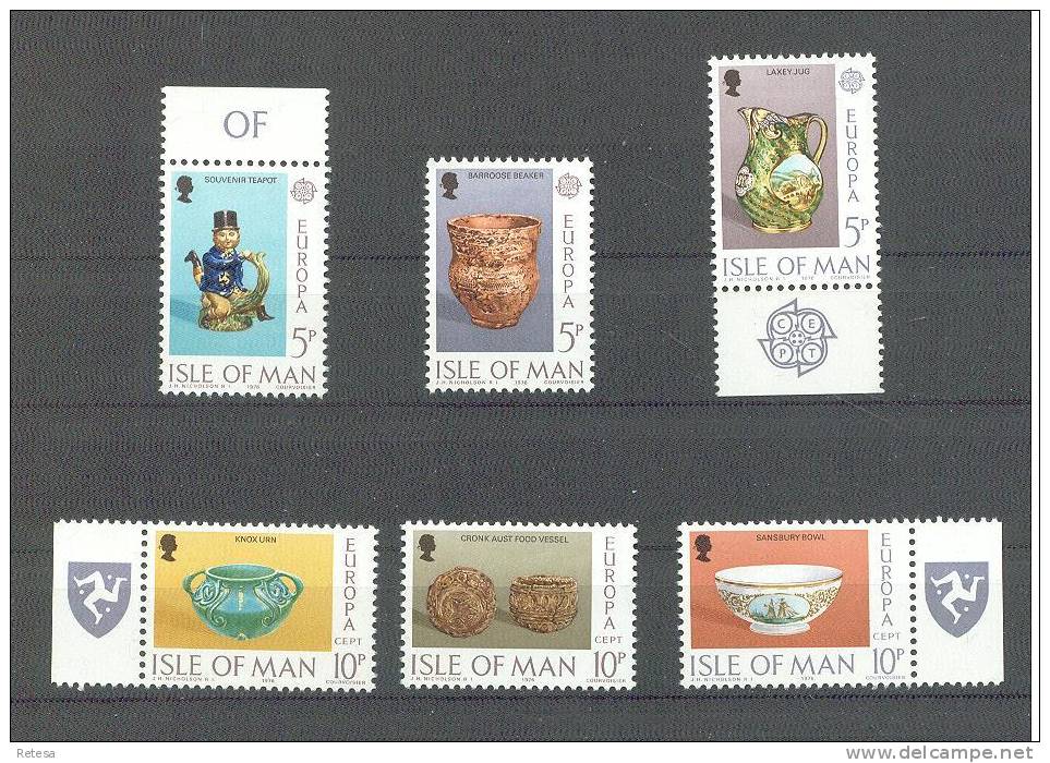 ISLE OF MAN  EUROPA ZEGELS 1976 ** - 1976