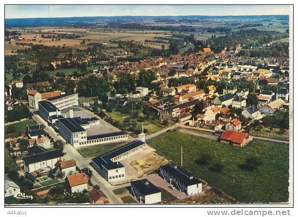 COURTENAY Vue  Aérienne Le Groupe Scolaire - Courtenay