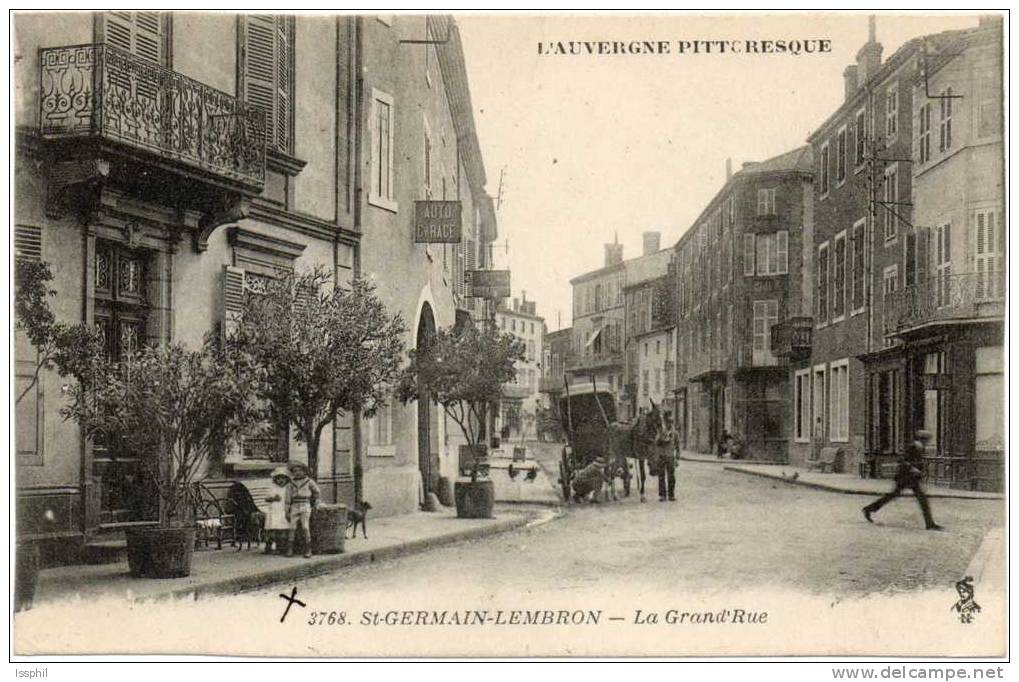 L'Auvergne Pittoresque - Saint Germain Lembron - La Grand'Rue - Saint Germain Lembron