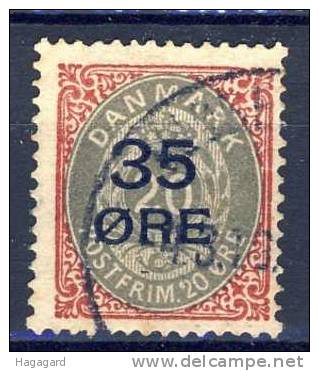 #Denmark 1912. Michel 61 I. Cancel-date 4/3 13. Cancelled(o) - Gebruikt