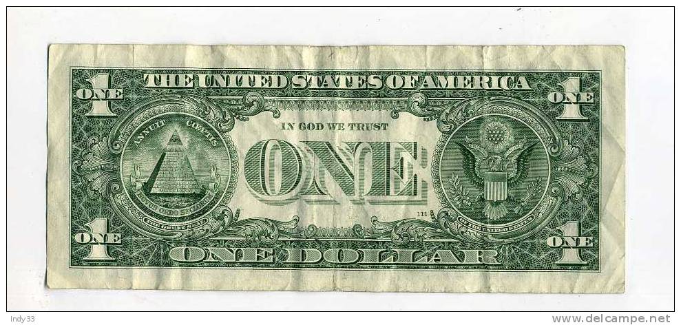 - ETATS-UNIS . 1 $  2006 . BILLET USAGE . PLIS . PETIT ACCIDENT - Biljetten Van De  Federal Reserve (1928-...)