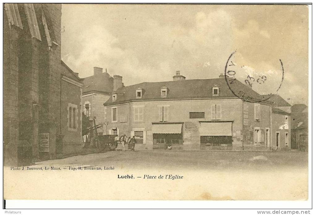 LUCHE - Place De L'Eglise - Luche Pringe