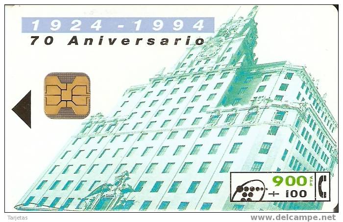 B-028 70 ANIVERSARIO TELEFONICA DEL 5/94 Y TIRADA 250000 - Basisausgaben