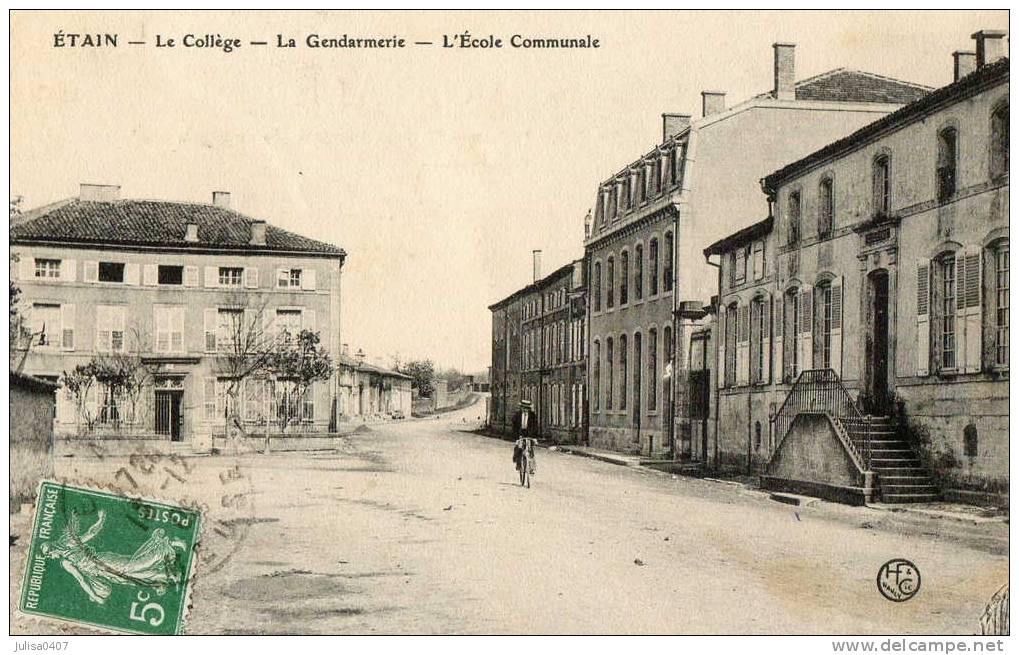 ETAIN (55) école Collège Gendarmerie - Etain