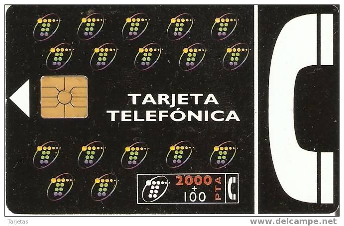 B-037/a/1 TARJETA  IMAGEN 95 II 2000 PTAS CHIP F-4  NUMERACION TINTA NEGRA - Emisiones Básicas