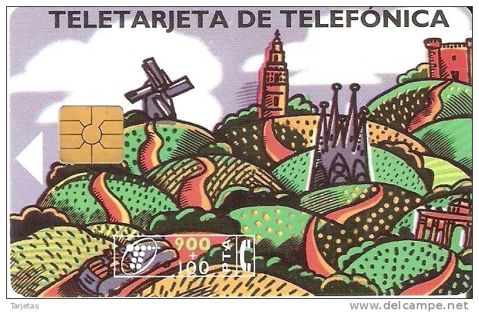 B-038/a  TARJETA DE ESPAÑA VACACIONES 1995 CHIP F-4  LASER - Basisausgaben