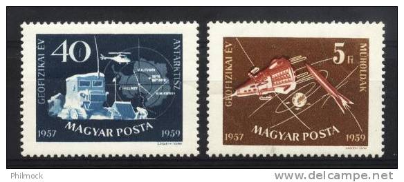 Space -espace - Hongrie 1269** - 1272** - MNH - Unused Stamps