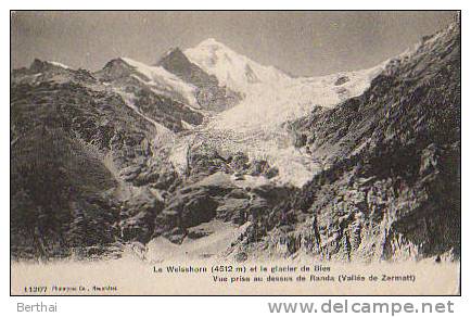 SUISSE VS - Le Weisshorn Et Le Glacier De Bies - Vue Prise Au Dessus De Randa - Randa