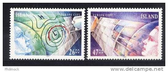 Space -espace - Islande Europa 695-696** - MNH - Collezioni & Lotti