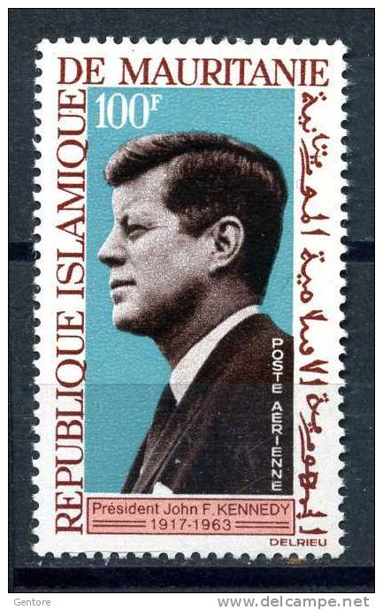 1964  MAURITANIA  J. Kennedy  Yvert Cat. N° 44  Absolutely Perfect MNH ** - Kennedy (John F.)