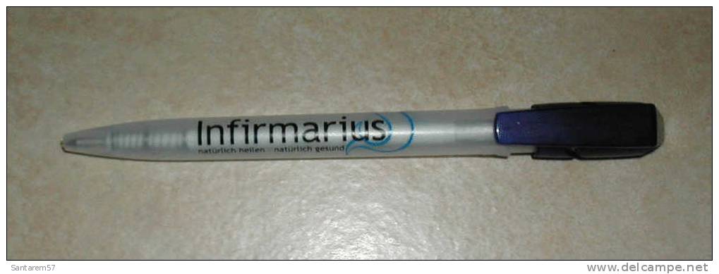 Stylo Publicitaire Advertising Pen Infirmarius Natürlich Heilen Natürlich Gesund ALLEMAGNE DEUTCHLAND - Pens