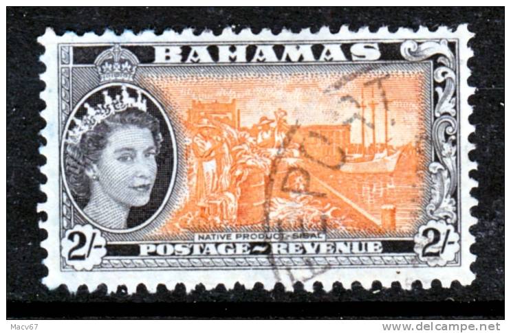 Bahamas 169  (o)   NATIVE PRODUCTION SISAL - 1859-1963 Crown Colony