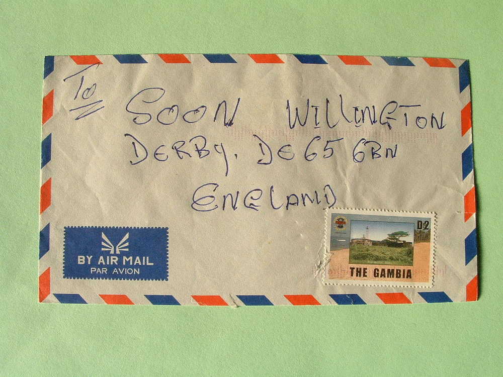 Gambia 2002 Cover To England UK - Fort Bullen Barra - Gambia (1965-...)