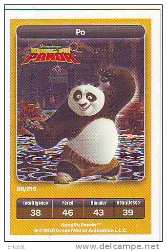 CARTE CARREFOUR DREAMWORKS KUNG FU PANDA PO 86/216 BON ETAT - Autres & Non Classés