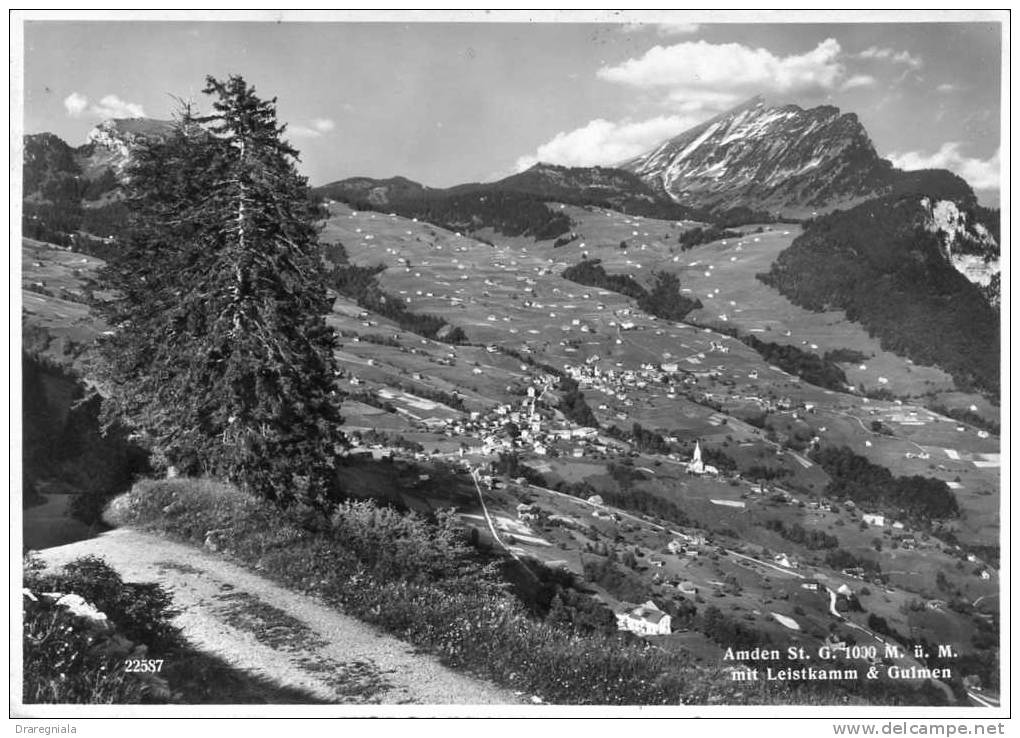 Amden St. G. 1000 M. ü. M. Mit Leistkamm & Gulmen - Amden