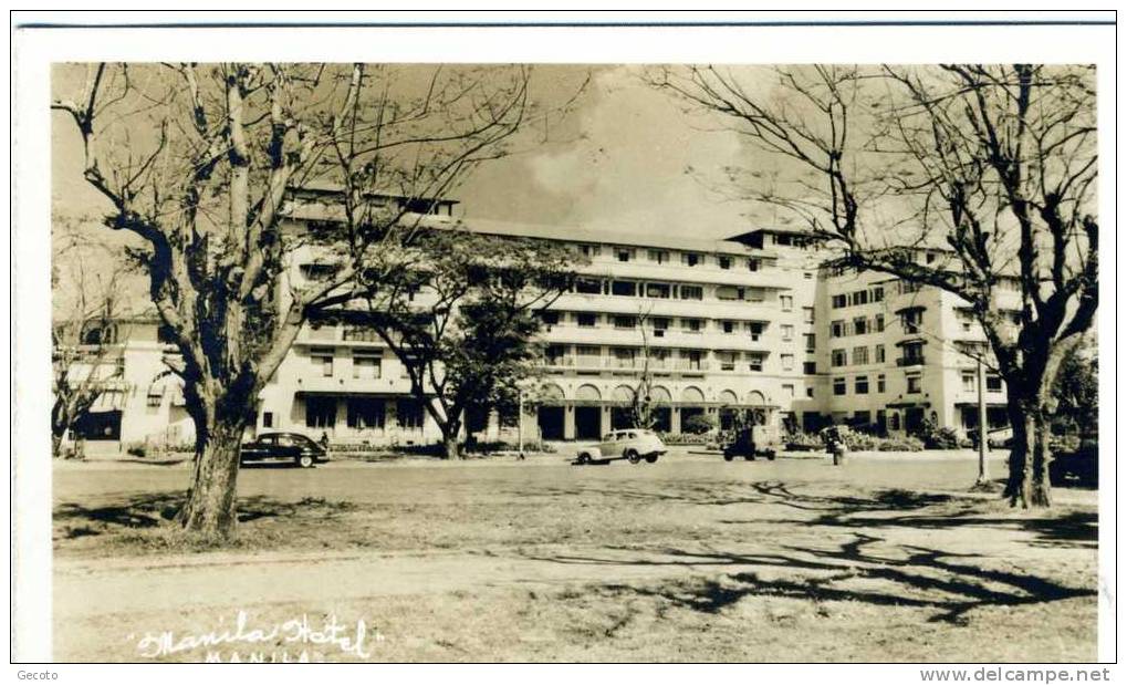 Manila - Manila Hotel En 1947 - Philippinen