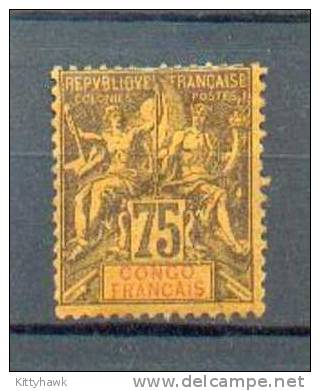 Congo 110 - YT 45 * - Charnière Complète - Dents Du Haut Courtes - Unused Stamps