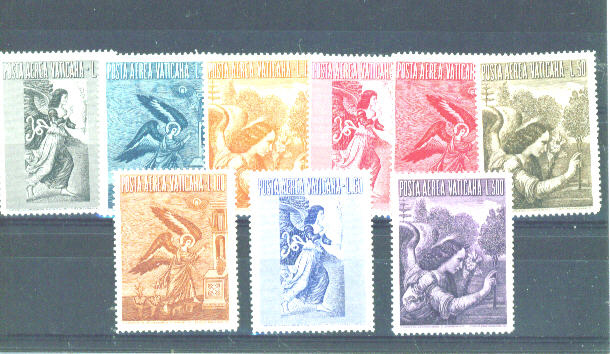 VATICAN - 1956 Air Annunciation MM - Airmail