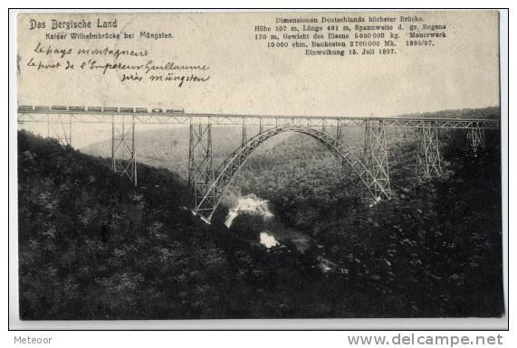 Das Bergische Land - Kaiser Wilhelm Brücke Bei Müngsten - Opere D'Arte