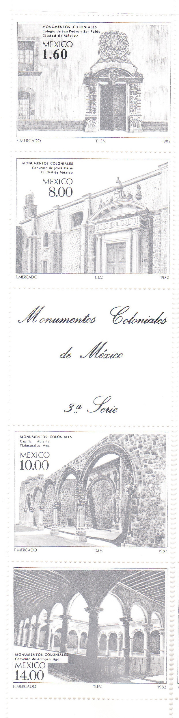 Mexico 1982 Colonial Monument MNH Sale Offer - Mexico