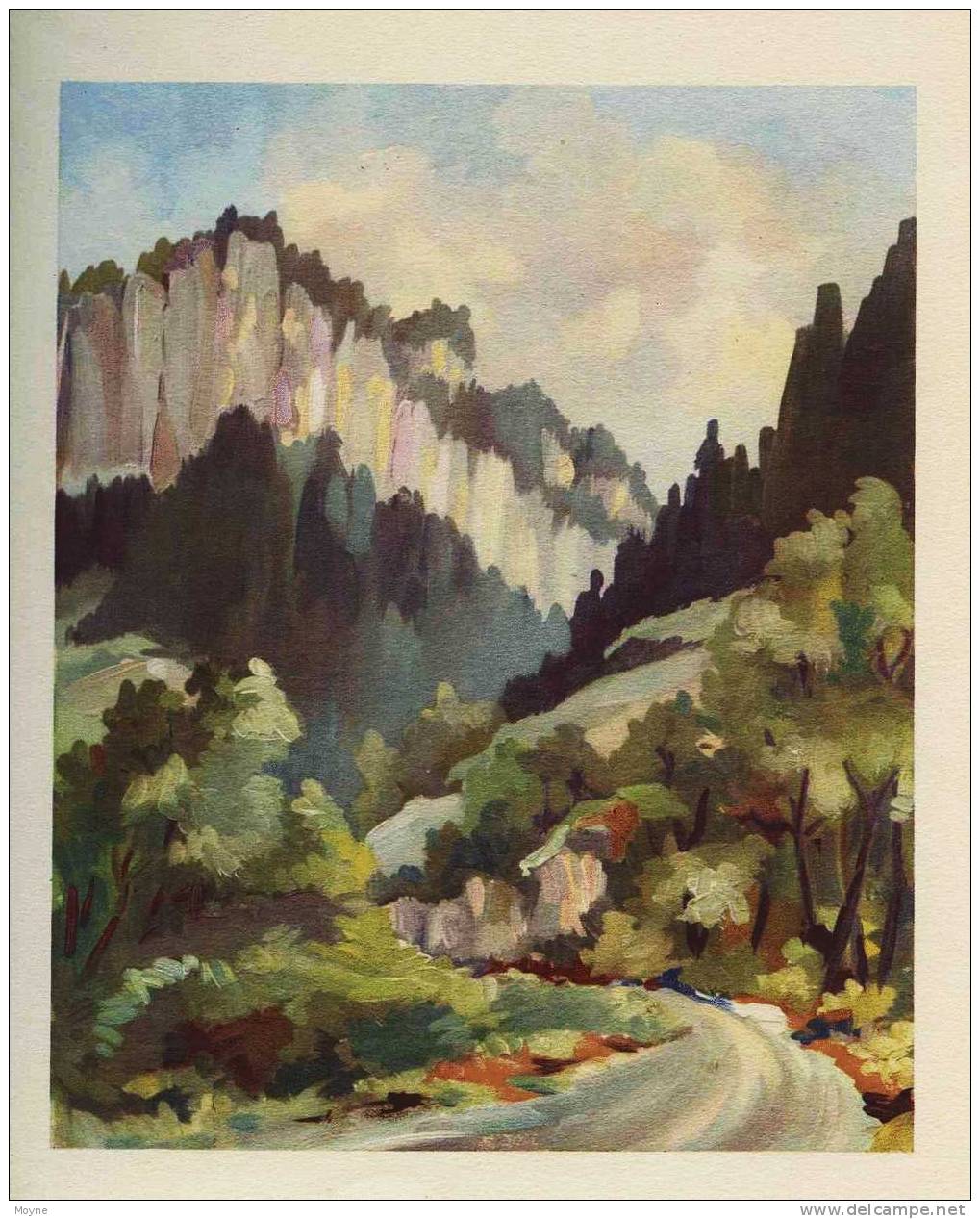 MONTAGNES - ALPINISME -Texte De Ch.CHENU - Tableaux De : Jean DAURE - VISIONS ET IMAGES DE FRANCE.TIRAGE NUMEROTE. RARE - Alpes - Pays-de-Savoie