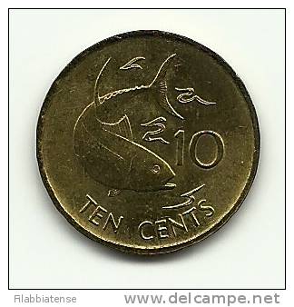 1982 - Seychelles 10 Cents, - Seychelles