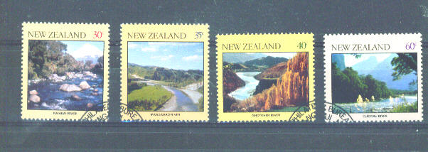 NEW ZEALAND -  1981 River Scenes FU - Otros & Sin Clasificación