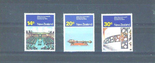 NEW ZEALAND -  1979 Parliamentary Conference MM - Unused Stamps