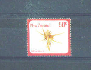 NEW ZEALAND -  1975 Sea Shell 50c  MM - Unused Stamps