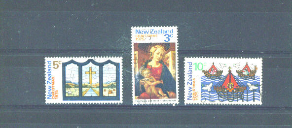NEW ZEALAND -  1975 Christmas FU - Used Stamps
