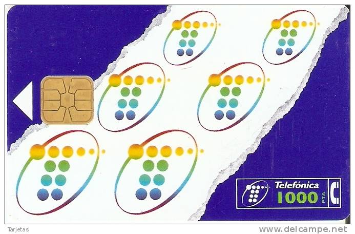 B-065 TARJETA LOGO DE TELEFONICA 1000 PTAS - Emisiones Básicas